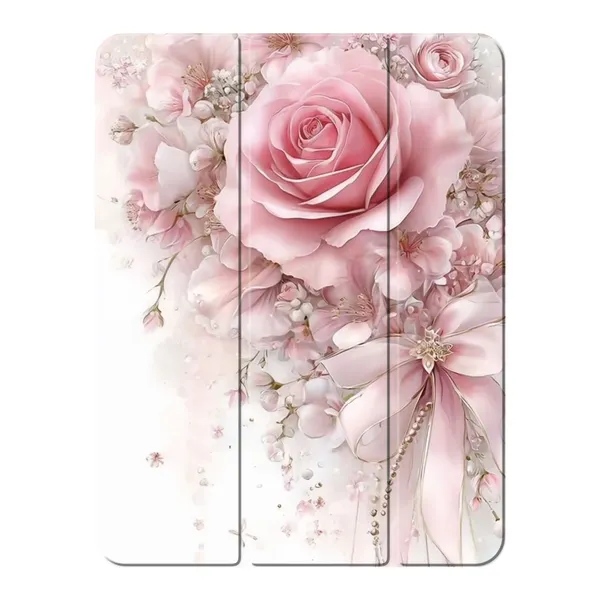 Blushing Rose Pearl Bow Case