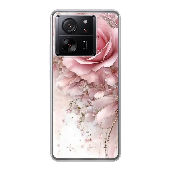 Blushing Rose Pearl Bow Case