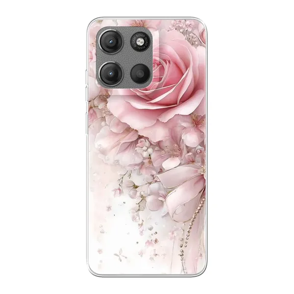 Blushing Rose Pearl Bow Case