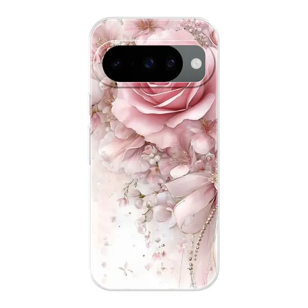Blushing Rose Pearl Bow Case
