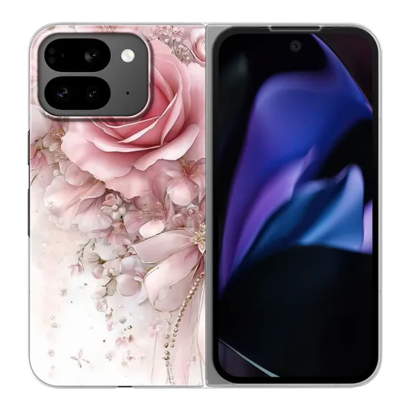 Blushing Rose Pearl Bow Case