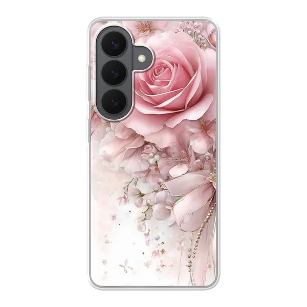 Blushing Rose Pearl Bow Case