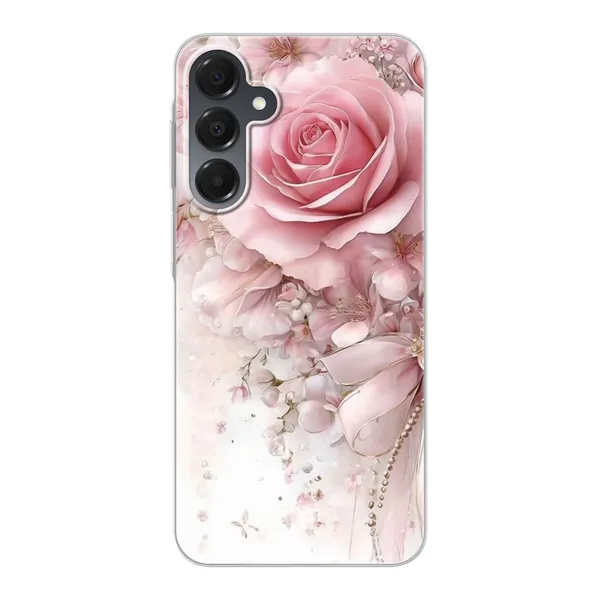 Blushing Rose Pearl Bow Case