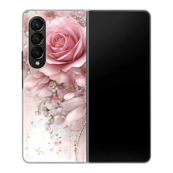 Blushing Rose Pearl Bow Case