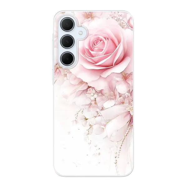 Blushing Rose Pearl Bow Case