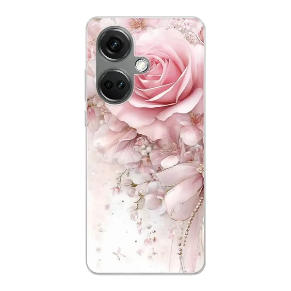 Blushing Rose Pearl Bow Case