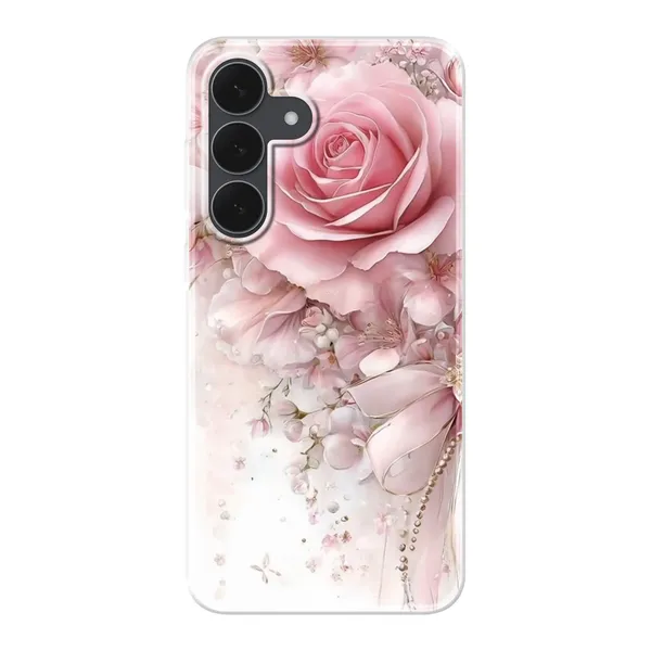 Blushing Rose Pearl Bow Case