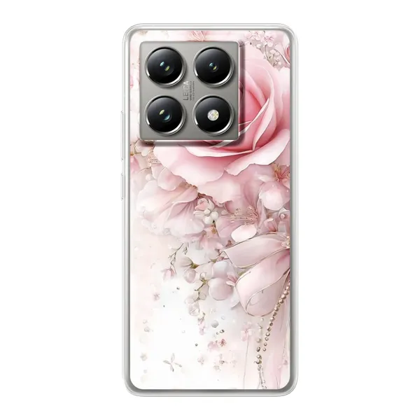 Blushing Rose Pearl Bow Case