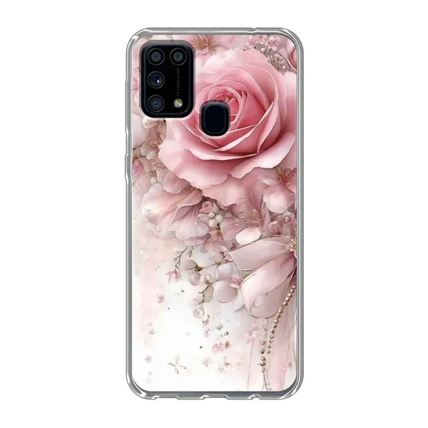 Blushing Rose Pearl Bow Case