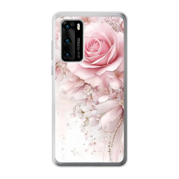 Blushing Rose Pearl Bow Case