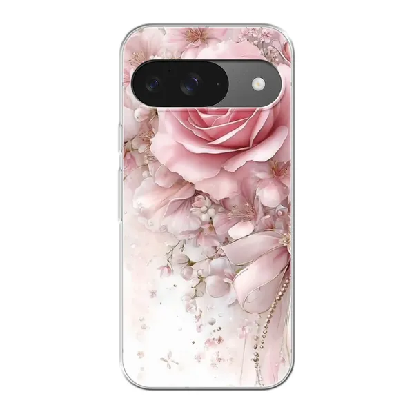 Blushing Rose Pearl Bow Case