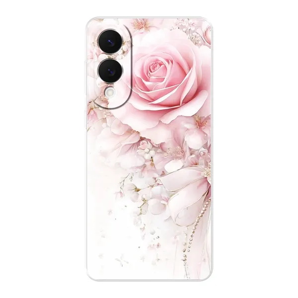 Blushing Rose Pearl Bow Case
