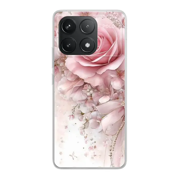 Blushing Rose Pearl Bow Case