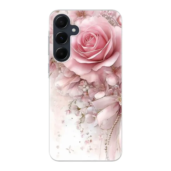 Blushing Rose Pearl Bow Case