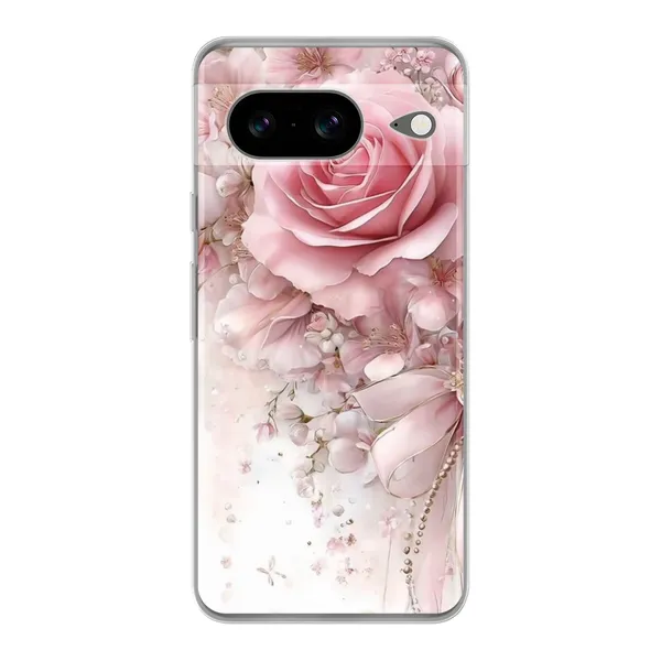 Blushing Rose Pearl Bow Case