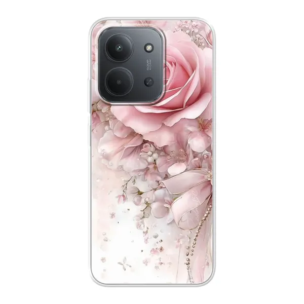 Blushing Rose Pearl Bow Case