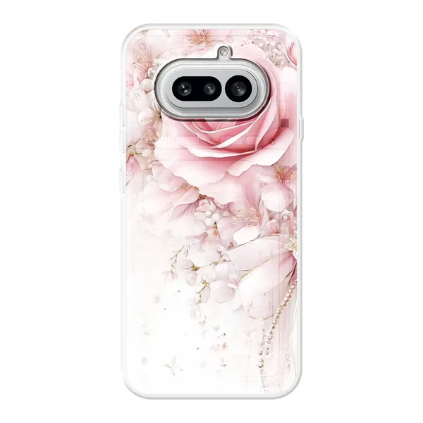 Blushing Rose Pearl Bow Case