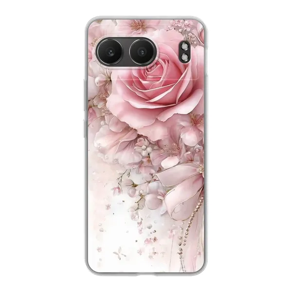 Blushing Rose Pearl Bow Case