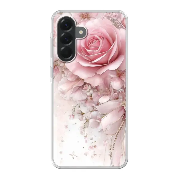 Blushing Rose Pearl Bow Case