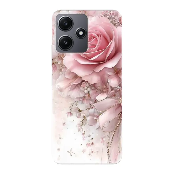 Blushing Rose Pearl Bow Case