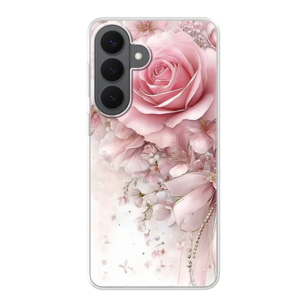 Blushing Rose Pearl Bow Case