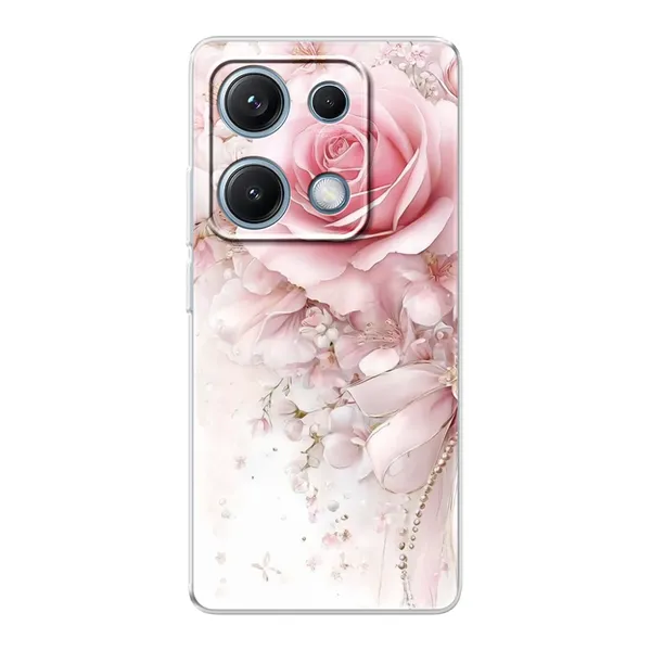 Blushing Rose Pearl Bow Case