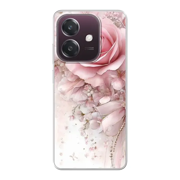 Blushing Rose Pearl Bow Case