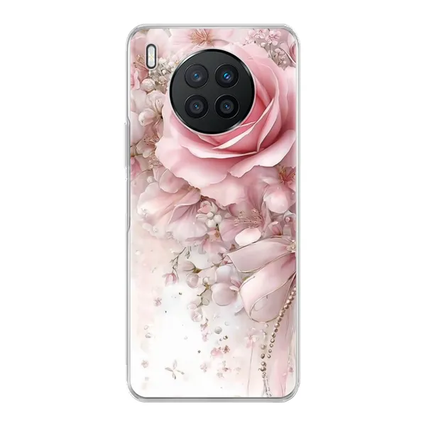 Blushing Rose Pearl Bow Case