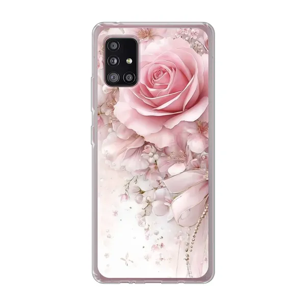 Blushing Rose Pearl Bow Case