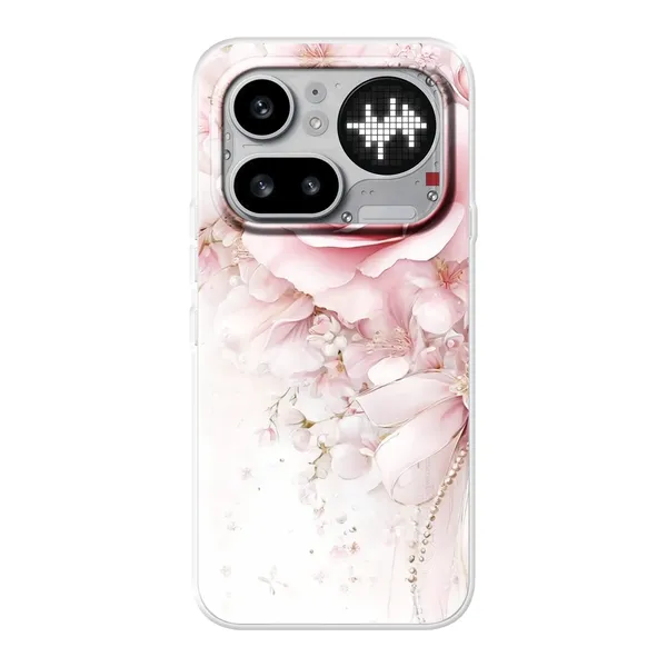 Blushing Rose Pearl Bow Case