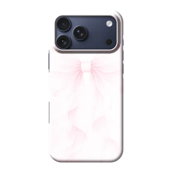 Sheer Ribbon Blush Design Case