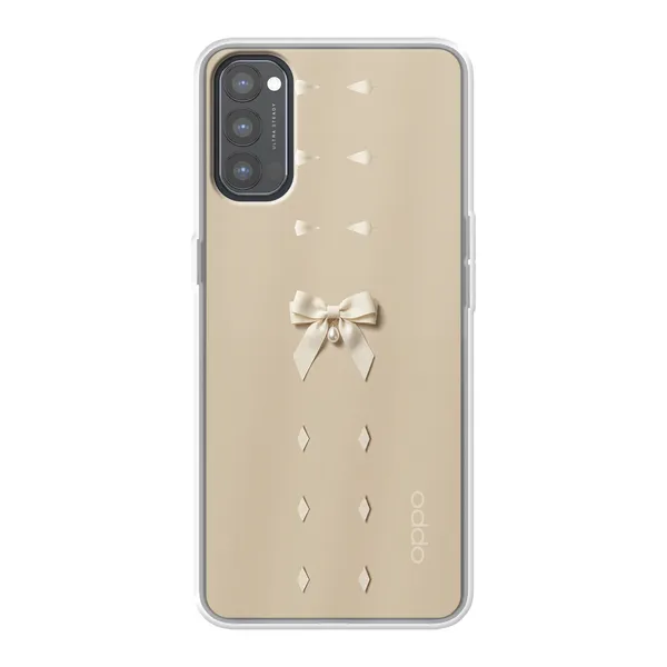 Ivory Ribbon Pearl Drop Bow Case