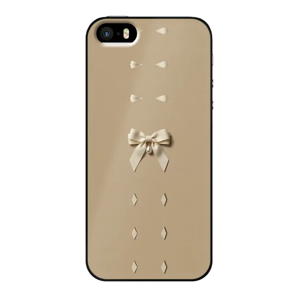 Ivory Ribbon Pearl Drop Bow Case