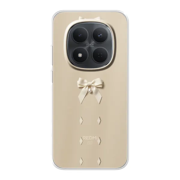 Ivory Ribbon Pearl Drop Bow Case