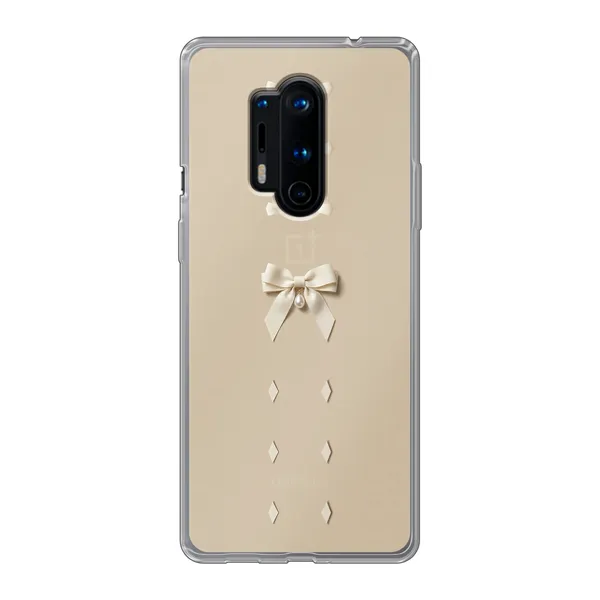 Ivory Ribbon Pearl Drop Bow Case