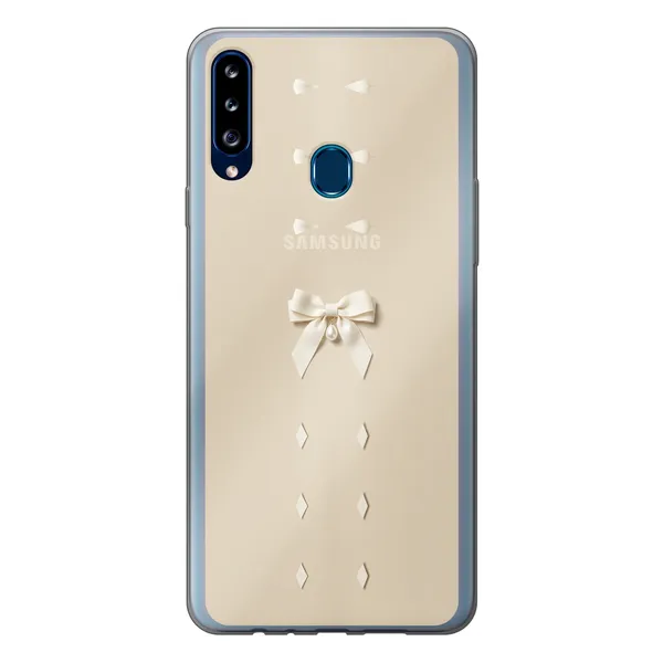 Ivory Ribbon Pearl Drop Bow Case