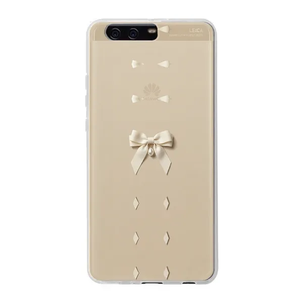 Ivory Ribbon Pearl Drop Bow Case