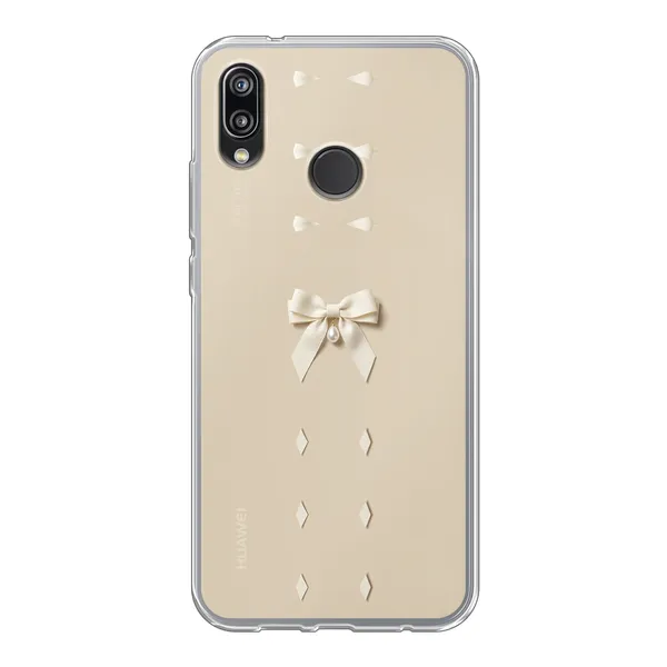 Ivory Ribbon Pearl Drop Bow Case