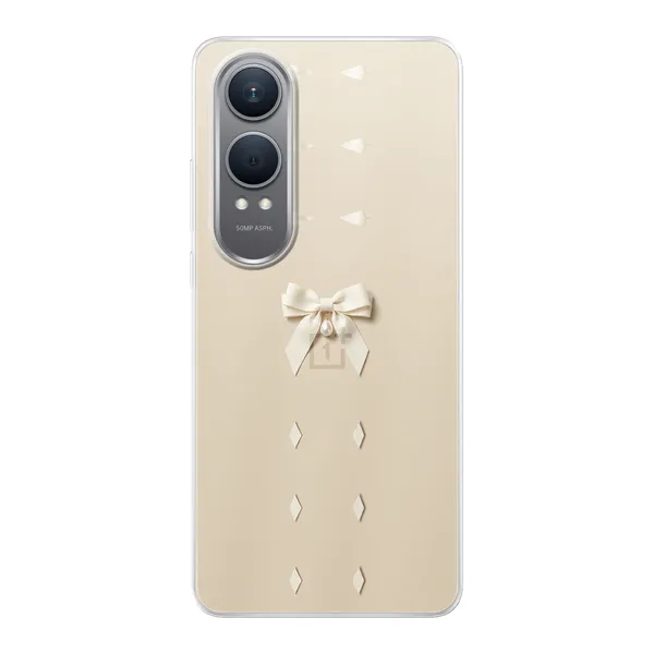 Ivory Ribbon Pearl Drop Bow Case