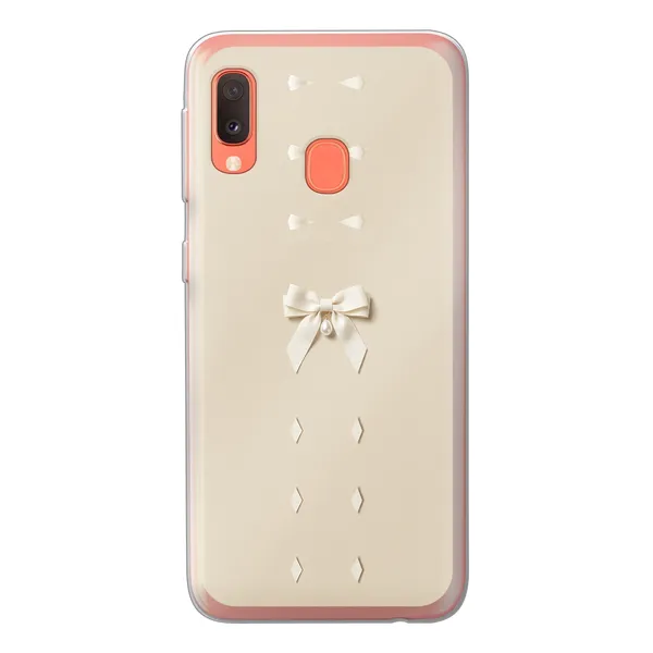 Ivory Ribbon Pearl Drop Bow Case