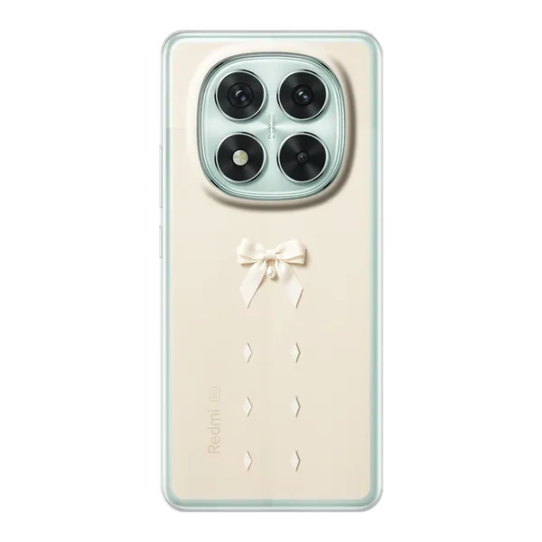 Ivory Ribbon Pearl Drop Bow Case