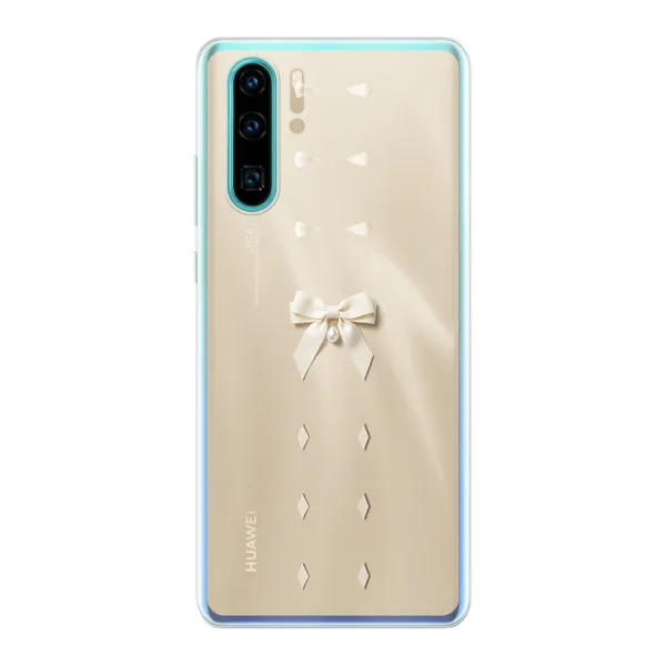 Ivory Ribbon Pearl Drop Bow Case
