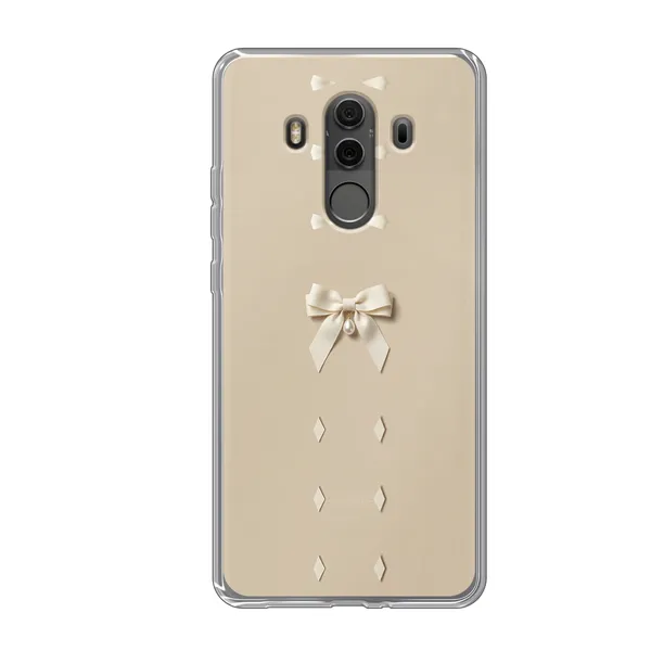 Ivory Ribbon Pearl Drop Bow Case