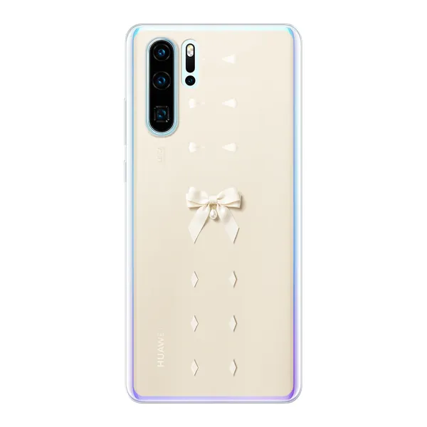Ivory Ribbon Pearl Drop Bow Case