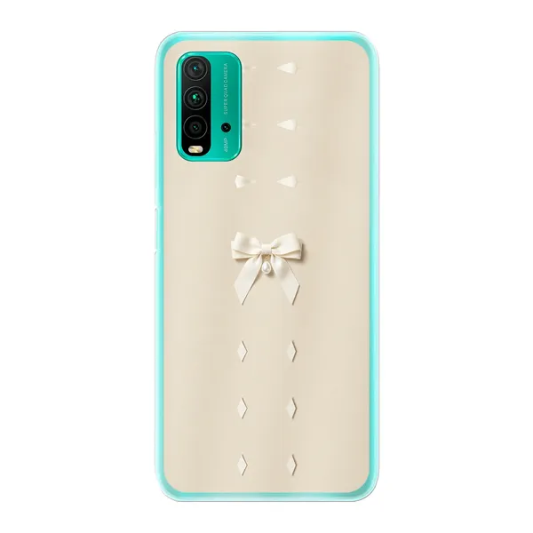 Ivory Ribbon Pearl Drop Bow Case