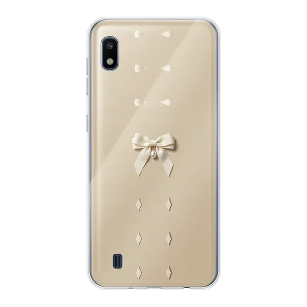 Ivory Ribbon Pearl Drop Bow Case