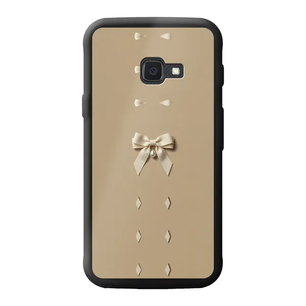 Ivory Ribbon Pearl Drop Bow Case