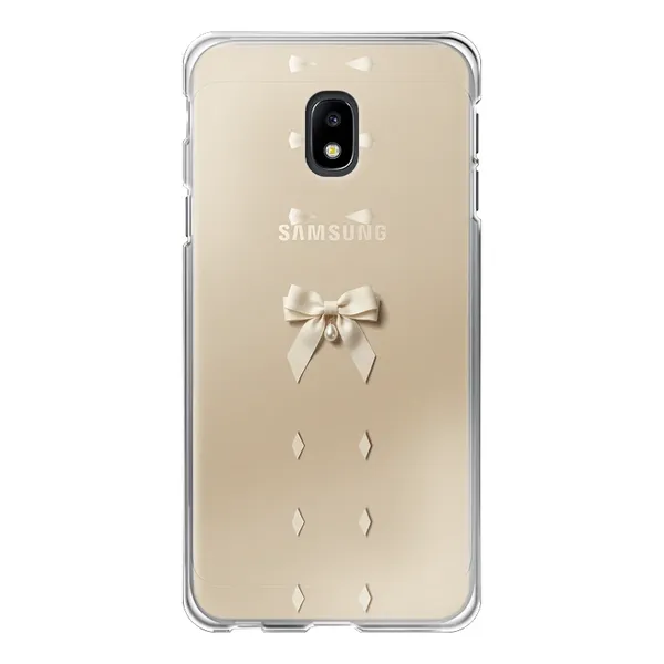 Ivory Ribbon Pearl Drop Bow Case
