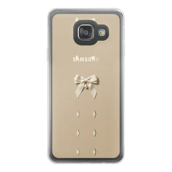 Ivory Ribbon Pearl Drop Bow Case