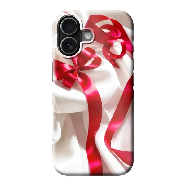 Silken Red Bow Design Case